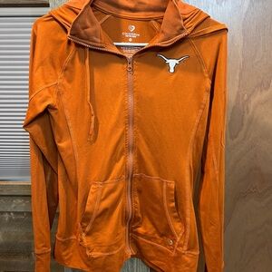 Colosseum Orange Athletic Jacket Vibrant Water-Resistant Hooded